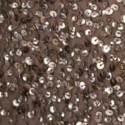 Adrianna Papell Plus Size Beaded Illusion Gown In Lead -Cheap Vesta Gleam Store 091863331 LED Plus Alternate