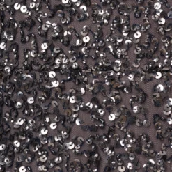 Adrianna Papell Plus Size Beaded Illusion Gown In Navy -Cheap Vesta Gleam Store 091863331 NAV Plus Alternate