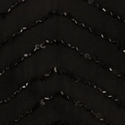 Adrianna Papell Art Deco Beaded Blouson Gown In Black -Cheap Vesta Gleam Store 091866700 BLK Regular Alternate