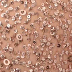 Adrianna Papell Scoop Back Sequin Gown In Rose Gold -Cheap Vesta Gleam Store 091874600 AA958 Regular Alternate