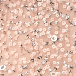 Adrianna Papell Scoop Back Sequin Gown In Blush -Cheap Vesta Gleam Store 091874600 BLS Regular Alternate