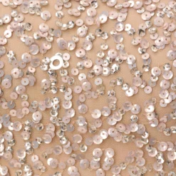 Adrianna Papell Scoop Back Sequin Gown In Champagne -Cheap Vesta Gleam Store 091874600 CHA Regular Alternate