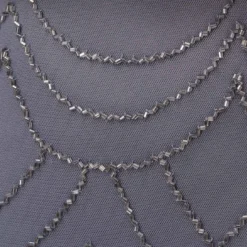 Adrianna Papell Short Sleeve Beaded Blouson Gown In Dusty Blue -Cheap Vesta Gleam Store 191916100 AA463 Regular Alternate