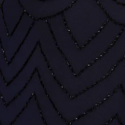 Adrianna Papell Plus Size Short Sleeve Beaded Blouson Gown In Navy Black -Cheap Vesta Gleam Store 191916101 AI410 Plus Alternate