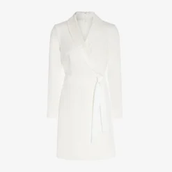 Adrianna Papell Sequin Collar Tuxedo Dress In Ivory -Cheap Vesta Gleam Store AP1D104563 AA194 Regular Flat