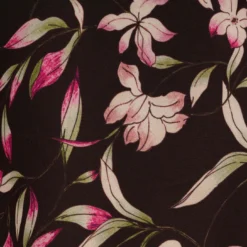 Adrianna Papell Floral-Print Fit-And-Flare Chiffon Short Dress In Black Multi -Cheap Vesta Gleam Store AP1D104622 AA963 Regular Alternate