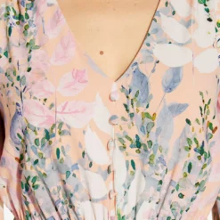 Adrianna Papell Floral-Print Chiffon Short Dress In Blush Multi -Cheap Vesta Gleam Store AP1D104655 AM970 Regular Detail