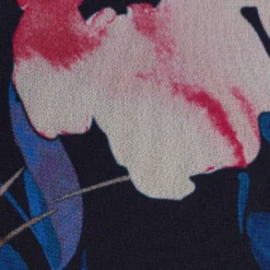 Adrianna Papell Floral-Print Cropped Jumpsuit With Chiffon Overlay In Navy Multi -Cheap Vesta Gleam Store AP1D104734 AA980 Regular Alternate