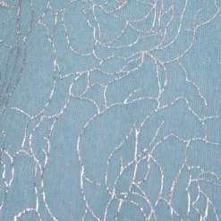 Adrianna Papell Plus Size Floral Metallic Stencil Midi-Length Mermaid Dress With Capelet In Light Blue -Cheap Vesta Gleam Store AP1D104918 AA486 Plus Alternate