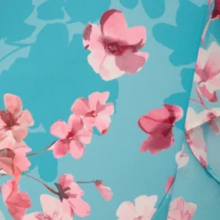 Adrianna Papell Floral Print Chiffon And Stretch Twill Midi-Length Mermaid Dress With Capelet In Aqua Multi -Cheap Vesta Gleam Store AP1D104950 BZ980 Regular Alternate