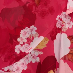 Adrianna Papell Floral Print Smocked Chiffon Short Dress In Pink Multi -Cheap Vesta Gleam Store AP1D104963 AE970 Regular Alternate