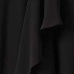 Adrianna Papell Chiffon And Stretch Jersey Short Pull On Dress With Ruffle In Black -Cheap Vesta Gleam Store AP1D104984 AA002 Regular Alternate