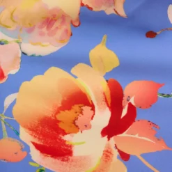 Adrianna Papell Flutter Sleeve Floral Print Dress With Tie Front In Peri Multi -Cheap Vesta Gleam Store AP1D105008 AC494 Regular Alternate