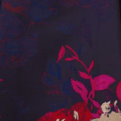 Adrianna Papell Jacquard Midi Dress With Metallic Floral Trim In Navy Pink Multi -Cheap Vesta Gleam Store AP1D105054 DE980 Regular Alternate