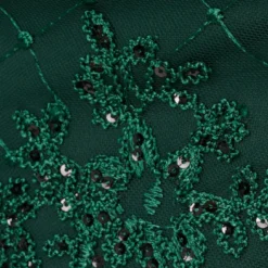 Adrianna Papell Embroidered Sequin Dress With Sheer Bell Sleeves In Deep Forest -Cheap Vesta Gleam Store AP1D105083 AH303 Regular Alternate