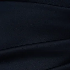 Adrianna Papell Satin Crepe Three Quarter Sleeve Jumpsuit With Buckle Waist In Dark Navy -Cheap Vesta Gleam Store AP1D105207 AV410 Regular Alternate