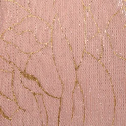 Adrianna Papell Plus Size Metallic Mesh Draped Gown In Rose Gold -Cheap Vesta Gleam Store AP1E209024 AI298 Plus Alternate