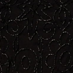 Adrianna Papell Halter Hand-Beaded Blouson Gown With Keyhole Back In Black -Cheap Vesta Gleam Store AP1E209115 AA002 Regular Alternate