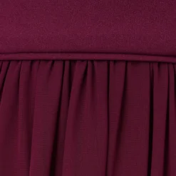 Adrianna Papell One-Shoulder Chiffon Long Gown In Cassis -Cheap Vesta Gleam Store AP1E209149 AC507 Regular Alternate