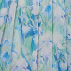 Adrianna Papell Floral-Print Off-The-Shoulder Chiffon Long Gown In Blue Multi -Cheap Vesta Gleam Store AP1E209472 AA461 Regular Alternate