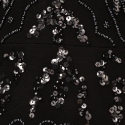 Adrianna Papell Hand-Beaded Ankle-Length Dress In Black Gunmetal -Cheap Vesta Gleam Store AP1E209645 AE088 Regular Alternate