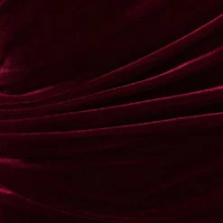 Adrianna Papell Velvet One Shoulder Gown With Beaded Neckline In Burgundy -Cheap Vesta Gleam Store AP1E209998 AC506 Regular Alternate