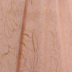 Adrianna Papell Metallic Rose Motif Off-The-Shoulder Long Gown In Rose Gold -Cheap Vesta Gleam Store AP1E210267 AI298 Regular Alternate