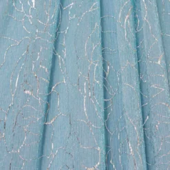 Adrianna Papell Floral Metallic Stencil Long Halter Gown In Light Blue -Cheap Vesta Gleam Store AP1E210280 AA486 Regular Alternate