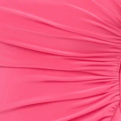 Adrianna Papell One Shoulder Draped Gown With Ring Detail In Pink Lotus -Cheap Vesta Gleam Store AP1E210314 AG661 Regular Alternate