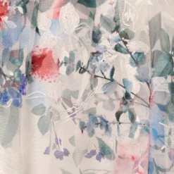 Adrianna Papell Floral Printed Sleeveless Midi Dress With Sheer Details In Ivory Multi -Cheap Vesta Gleam Store AP1E210491 AH170 Regular Alternate