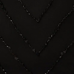 Adrianna Papell Art Deco Beaded Mermaid Gown With Cowl Neckline In Black -Cheap Vesta Gleam Store AP1E210577 AA002 Regular Alternate