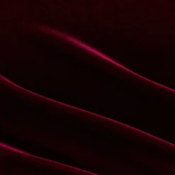 Adrianna Papell Sleeveless Shirred Velvet Mermaid Gown With Ruffle Accent In Burgundy -Cheap Vesta Gleam Store AP1E210662 AC506 Regular Alternate