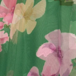 Adrianna Papell Floral Chiffon Tiered Gown With Ruffle Details In Green Multi -Cheap Vesta Gleam Store AP1E210741 AA390 Regular Alternate