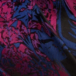 Adrianna Papell One Shoulder Jacquard Mermaid Gown With Drape Detail In Navy Orchid -Cheap Vesta Gleam Store AP1E210810 BG411 Regular Alternate