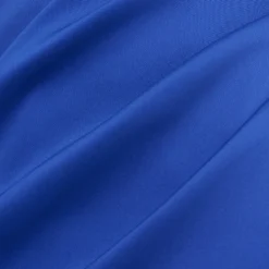 One Shoulder Crepe Cocktail Dress With Slit In Royal Sapphire -Cheap Vesta Gleam Store MD1E207906 AN401 Regular Alternate