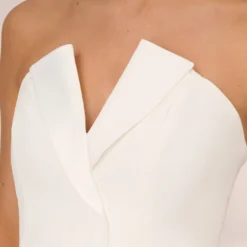 Strapless Column Gown In Ivory -Cheap Vesta Gleam Store MN1E206897 AC194 Regular Detail