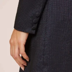 Jacquard A-Line Short Cocktail Tuxedo Dress In Magenta Multi -Cheap Vesta Gleam Store MN1E207591 AC670 Regular Alternate