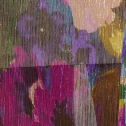 Floral-Print Metallic Crinkled Mesh Long Halter Tiered Dress In Magenta -Cheap Vesta Gleam Store MN1E207665 AA670 Regular Detaill