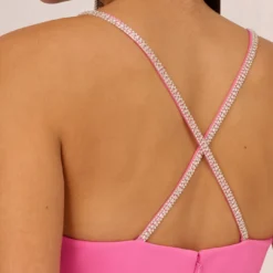 Cowl Neck Column Gown With Draped Details In Pink Parfait -Cheap Vesta Gleam Store MN1E208136 AF661 Regular Lifestyle